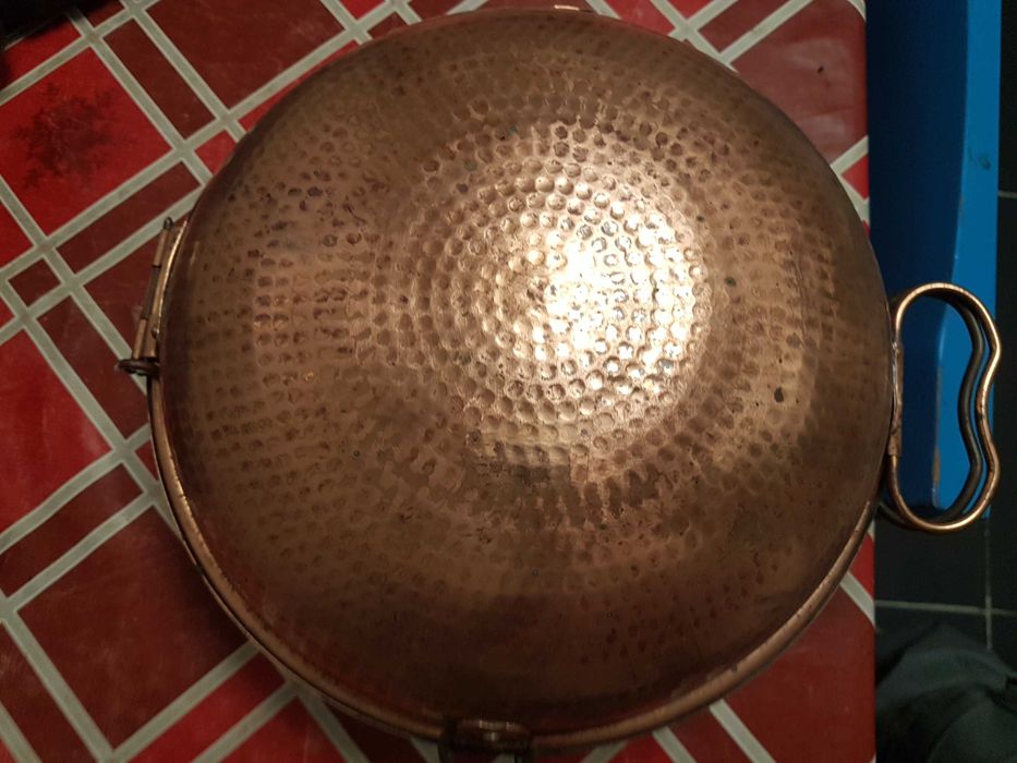 Cataplana antiga cobre
