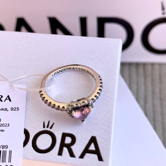 Каблучка Пандора оригінальне кольцо Pandora новая срібло Пандора