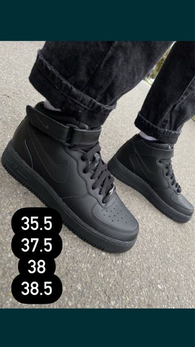 Кросівки Nike air force 1 mid (gs) (DH2933-001)