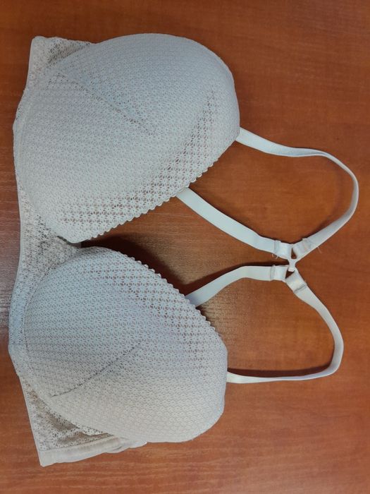 Koronkowy biustonosz push-up H&M