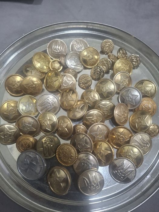 Гудзики колееційні ссср