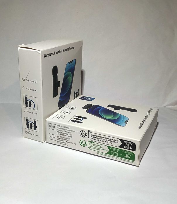 Петличний бездротовий мікрофон акумуляторна петличка сертифікований