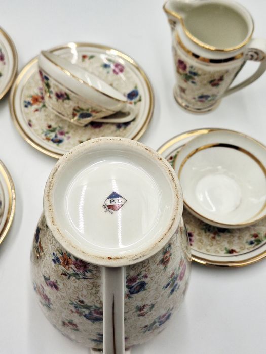 Serwis herbaciano-kawowy 6 osób Limoges Francja