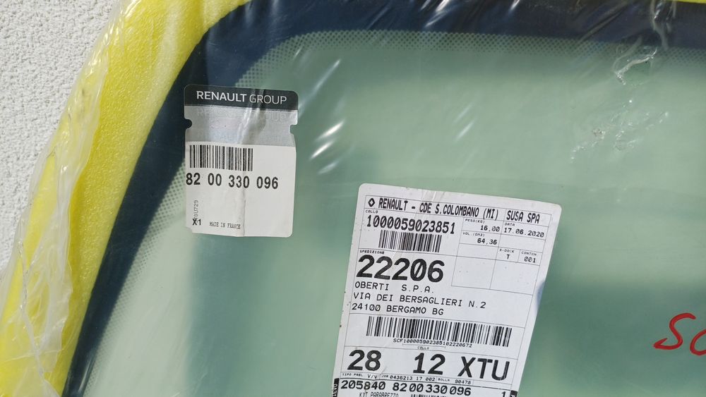 Szyba przednia renault scenic ll nowa oryginalna