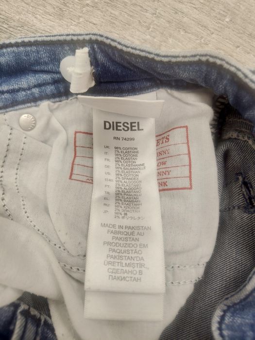 Jeansy DIESEL Kids 1979-J r. 128 / 132 (8 lat) • STAN IDEALNY • Jak NOWE!