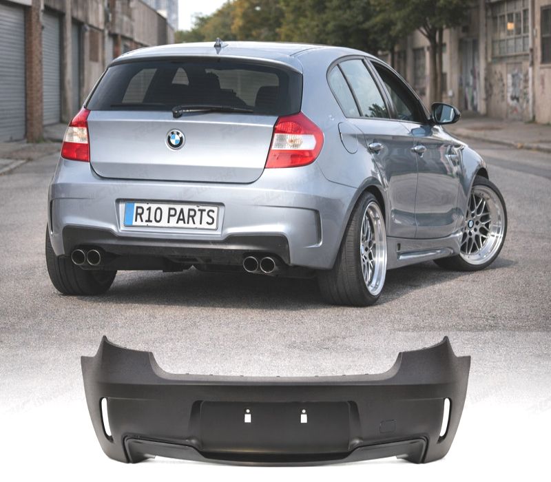 PARA-CHOQUES TRASEIRO BMW E81 E87 04-11 LOOK 1M