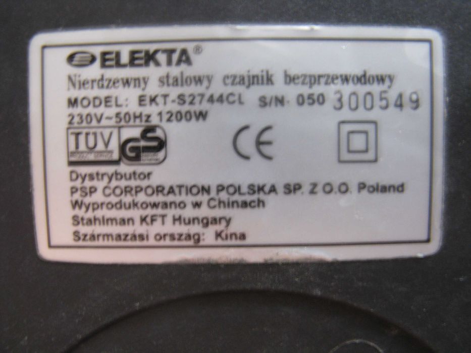 Czajnik bezprzewodowy Botti