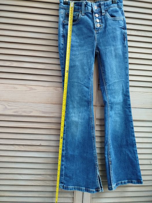 Jeansy dzwony Flary C&A 140 cm