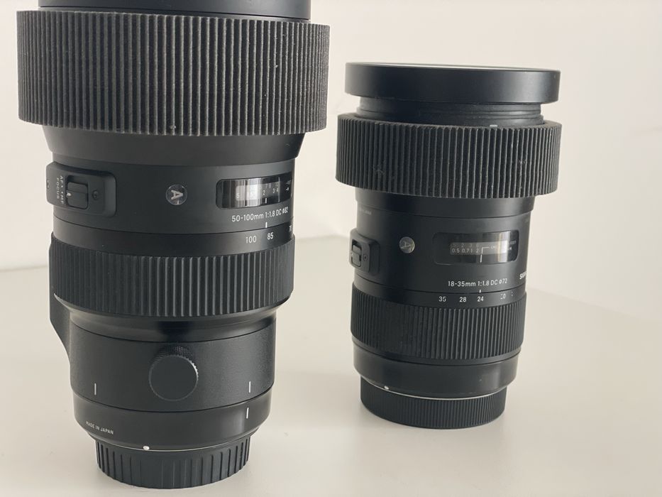 Sigma 18-35mm + Sigma 50-100mm