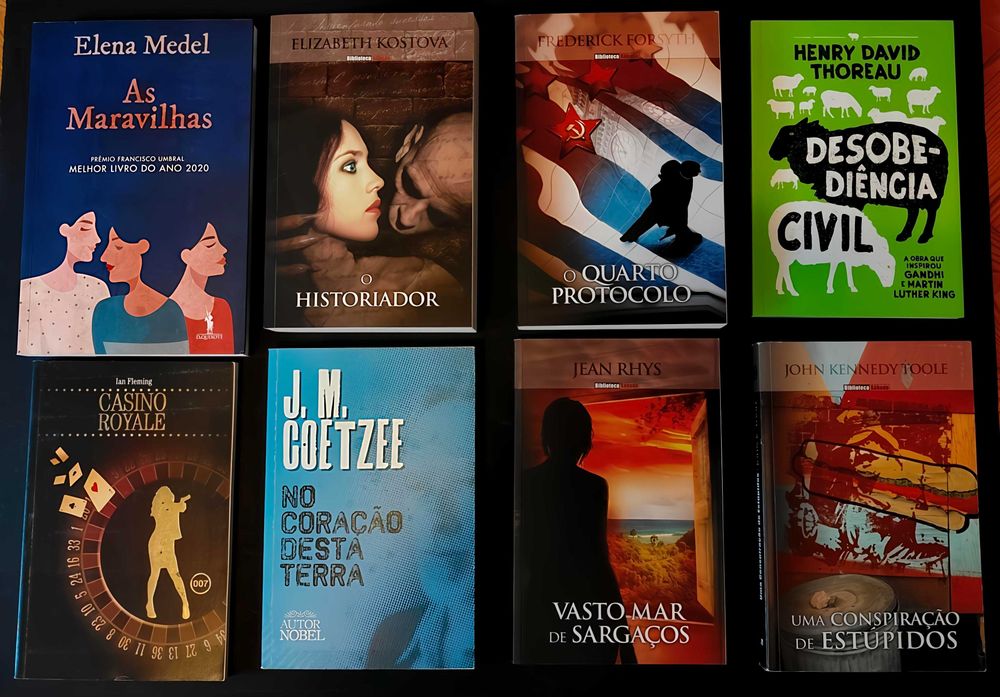 22 livros da literatura internacional em ótimo estado - Lote 48€