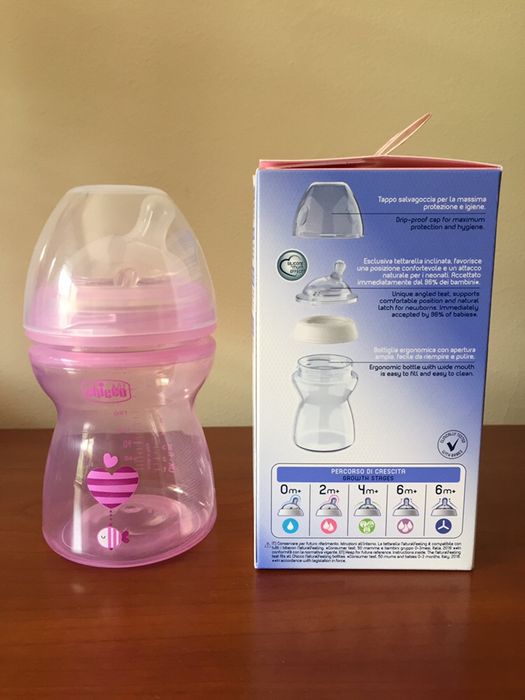 Biberão Chicco natural feeding 2m Novo