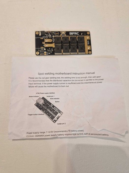 Płytka BIFRC DIY do przenośnego akumulatora 12 V