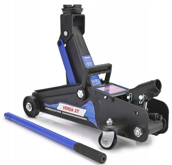 Низкопрофильный гидравлический домкрат. "Лягушка" 130-300 мм 2 т