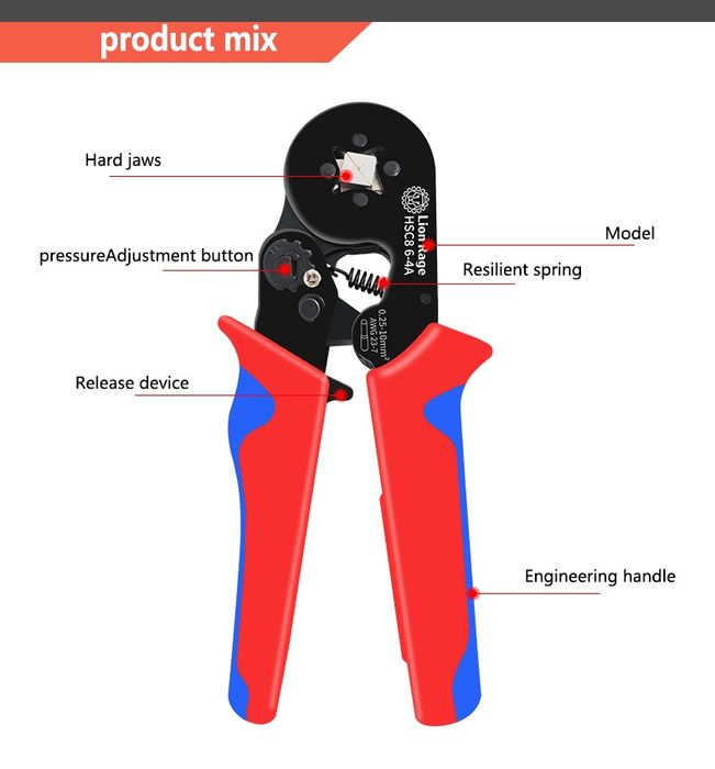 обжимка для кабельных наконечников