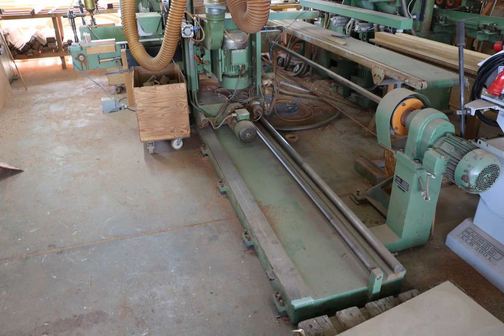 двосторонній шипорізний верстат, Верстат шипорізний форматно-обрізний