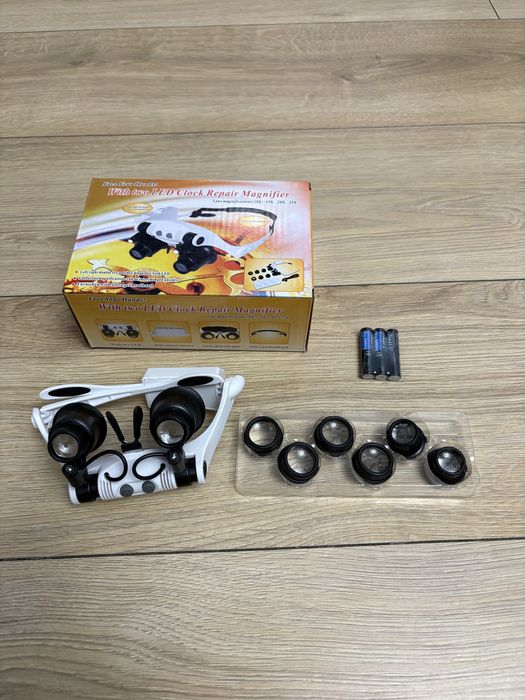 Lupa okularowa szkło powiększające okulary z lupą