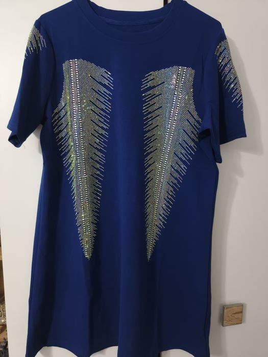 Плаття зі стразами  чорне та синє