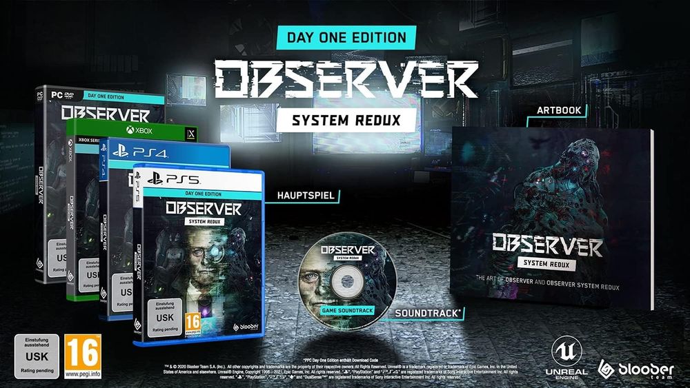 Observer System Redux Day One Edition - Gra PS4 / Nowa w folii