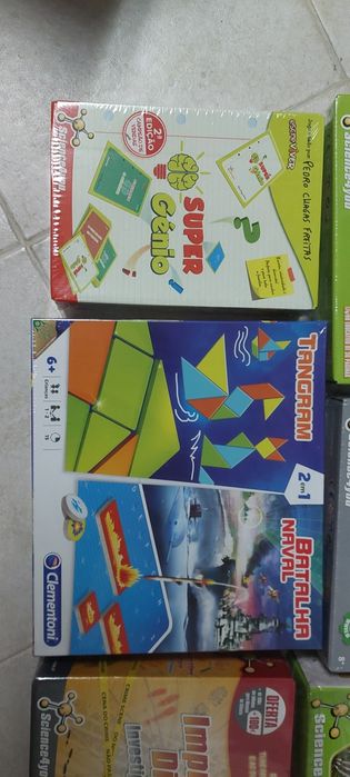 Jogos science4you. Caixas seladas