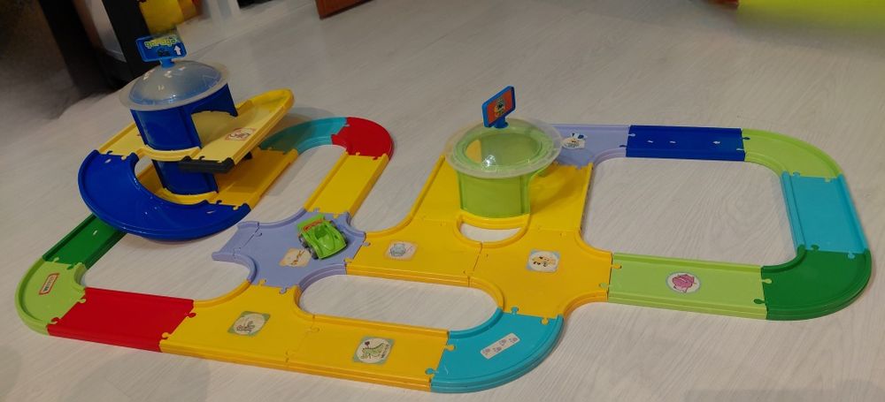 Duży zestaw Tor samochodowy Wader