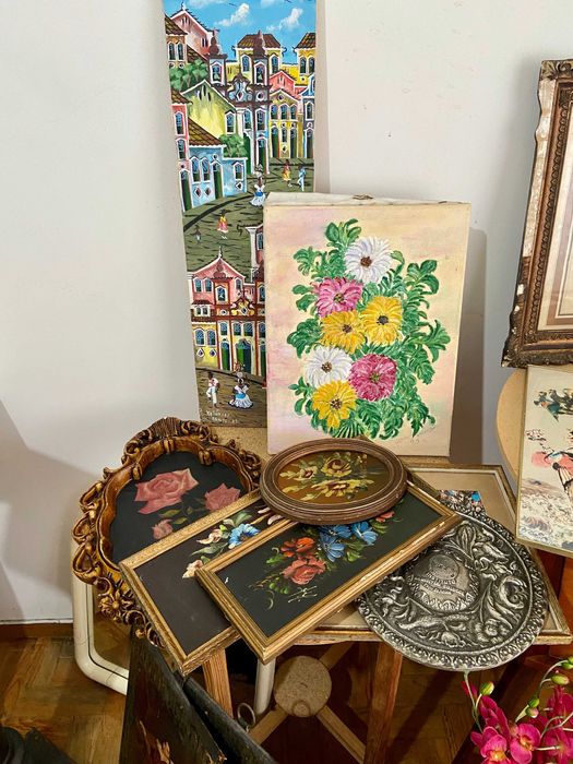 Venda de garagem-Artigos de decoração e utilidades