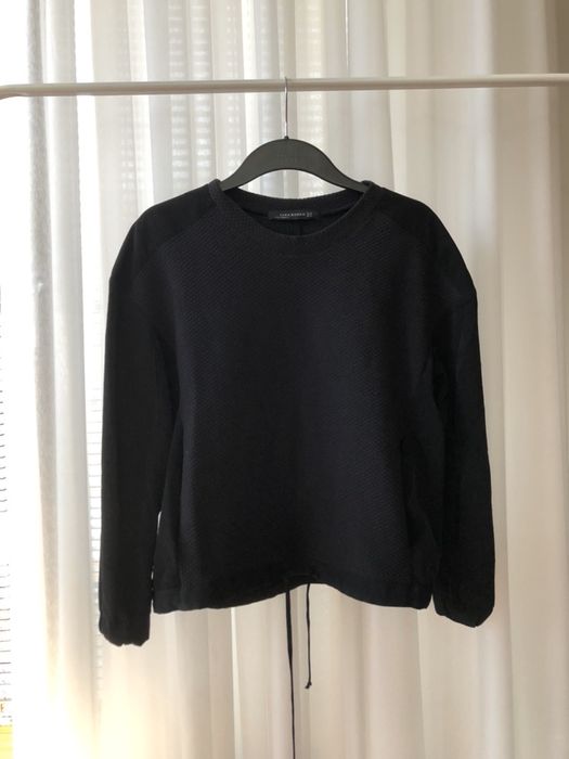 Bluza pikowana XS zara czarna