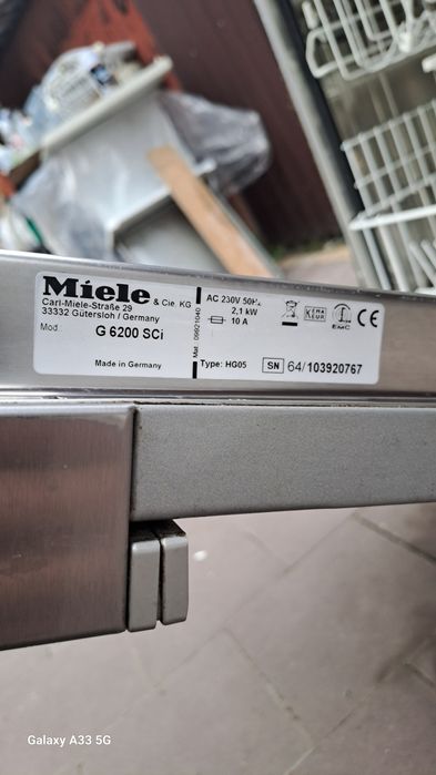 Посудомийна машинка Miele 60 на 80 розміри