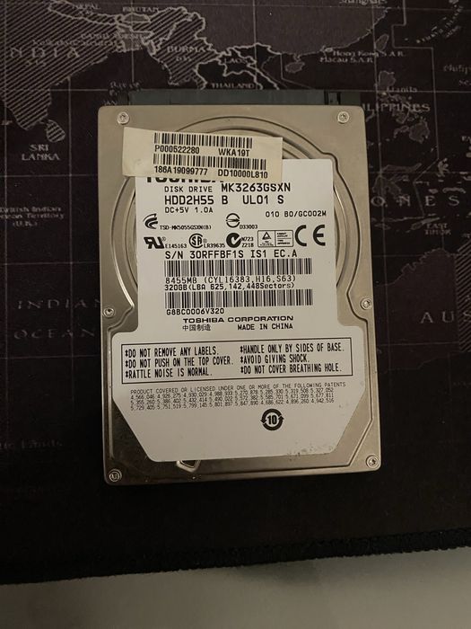 Disco 2.5 de 320GB64740624060545121