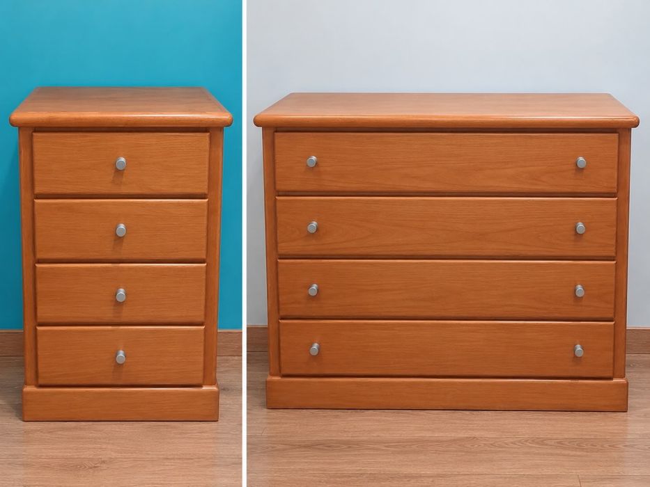 Cama e 2 comodas