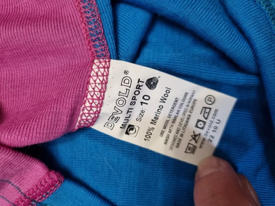 Odzież termiczna koszulka bluzka Devold 140cm 9-10lat