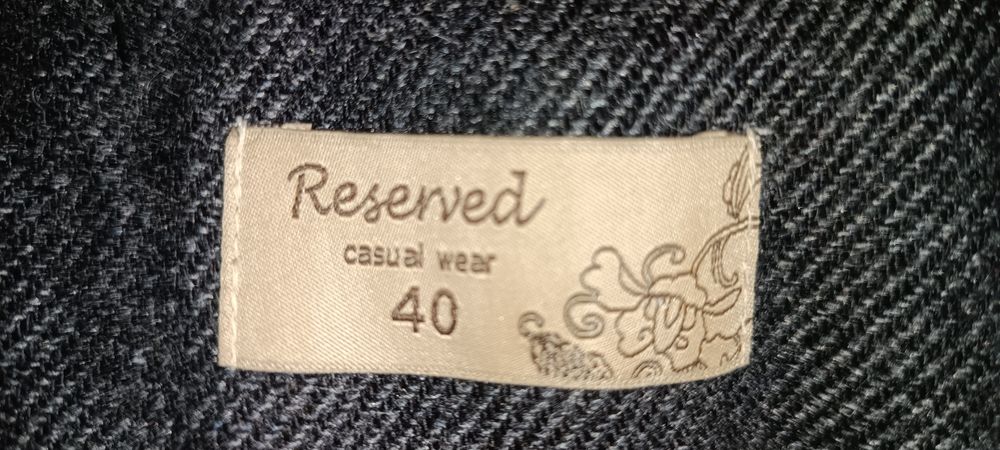 Ciemnoszara/melanž marynarka z Reserved r.40