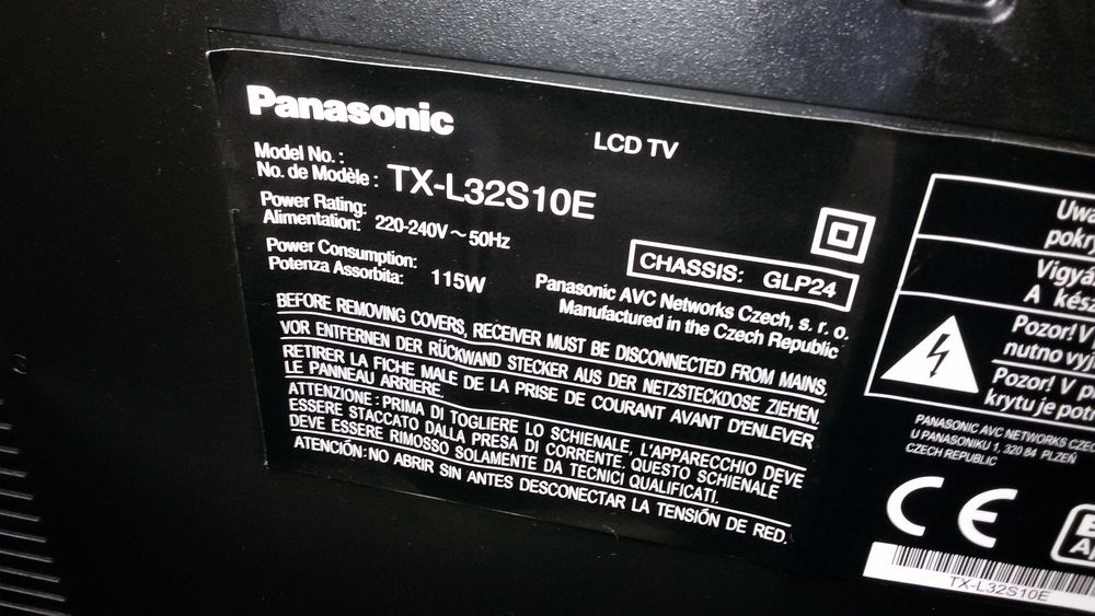 tv lcd panasonic viera tx-l32s10e imaculado