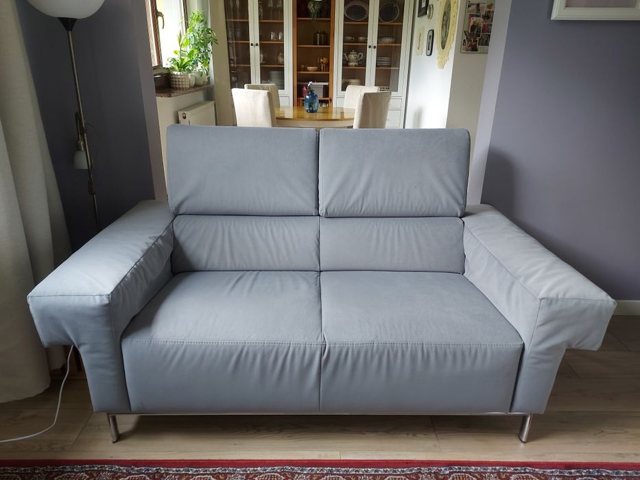 Sofa 2 osobowa kanapa mała regulowane zagłówki