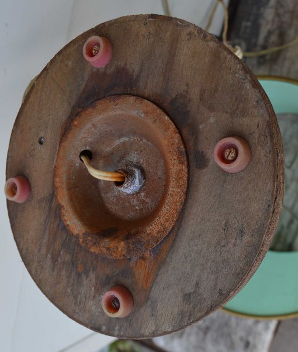 Настольная лампа с абажуром. Торшер, светильник. СССР. 53 см. Вес 2 кг