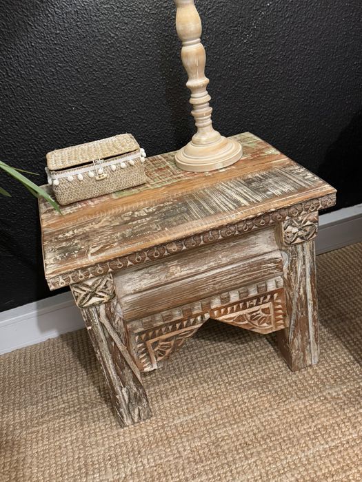 2 aparador, banco, consola, mesa, oriental, indiano, rustico