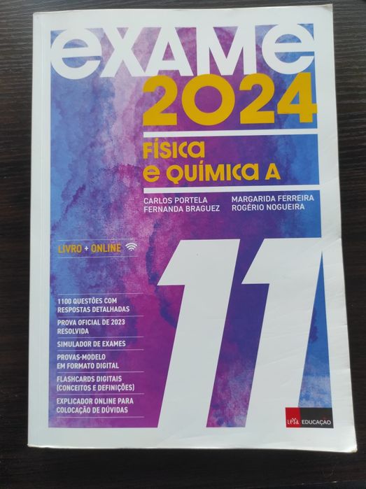 Livro de exame FQ 2024 editora Texto