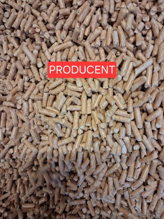 Pellet sosnowy 100 %  jasny czysty