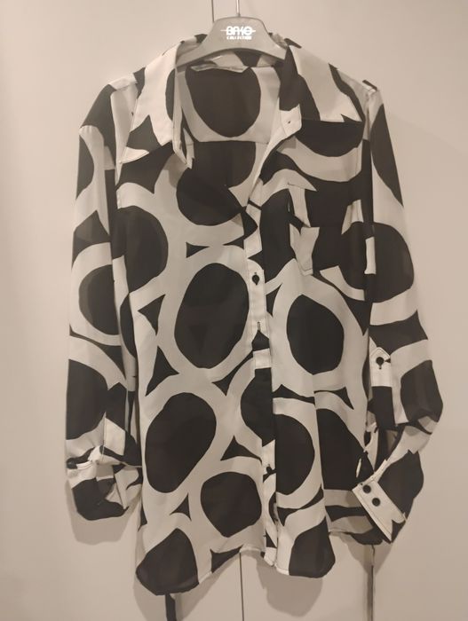 Bluzka czarno-biała