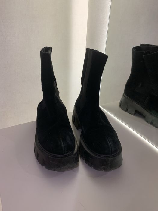 Черевики челсі натуральна замша