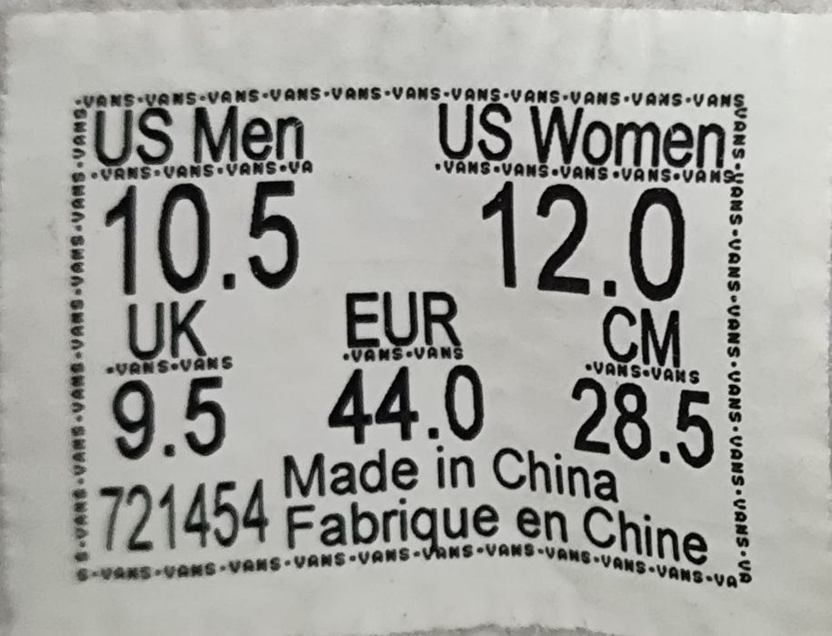 Кеди Vans AKUR 8 - 44 розмір. Оригінал