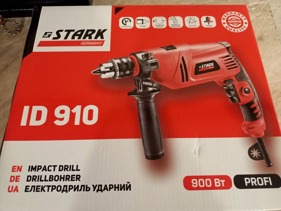 Електродриль ударний Sta   ID910 нова в упаковці.rk