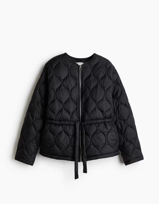 Стьобана куртка H&M чорна XS,S ,M,L