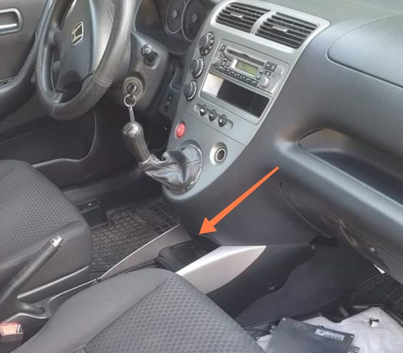 Консоль бокс,тоннель  console box, honda civic 7 vii