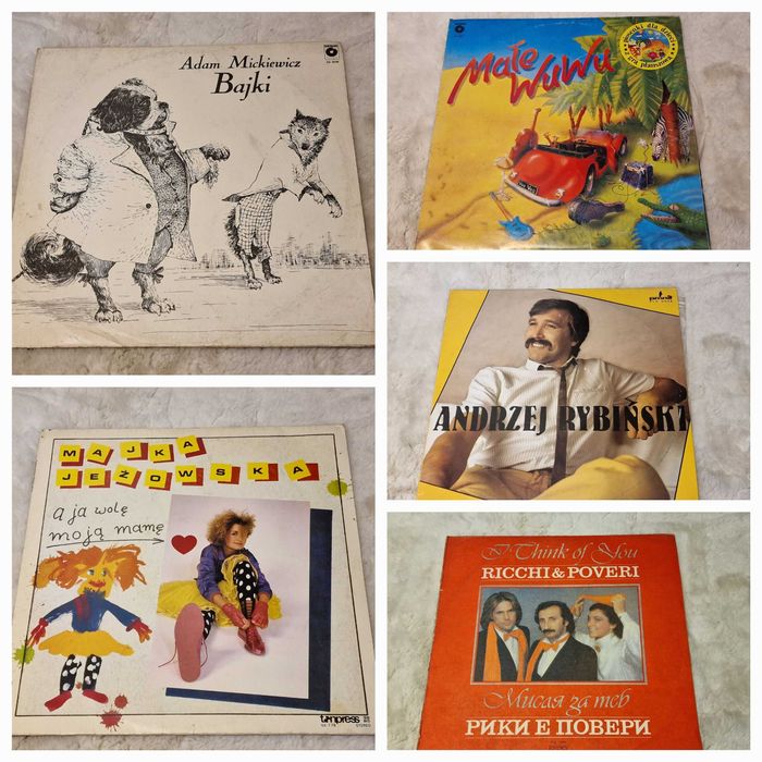 Winyl - Wielka kolekcja płyt winylowych - Lata 80' - 40 płyt