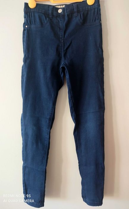 leginsy ala jeansy granatowe Next r.140 10 lat