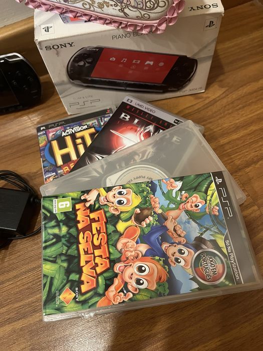 PSP + jogos + bolsa
