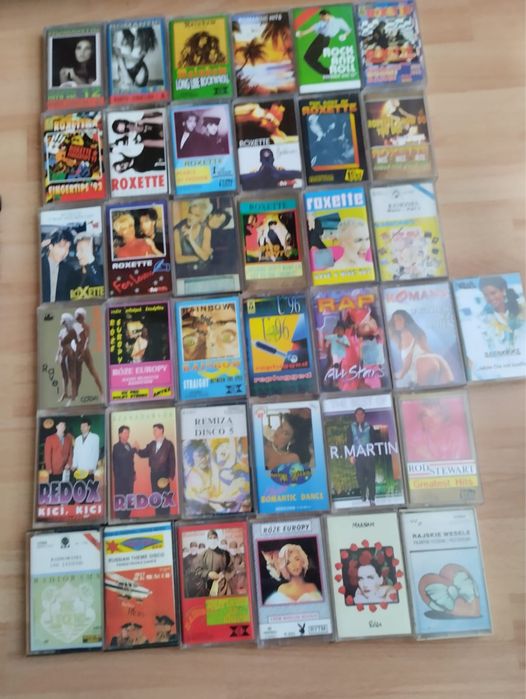 Kaseta scorpions metalica saxon disco polo roxette