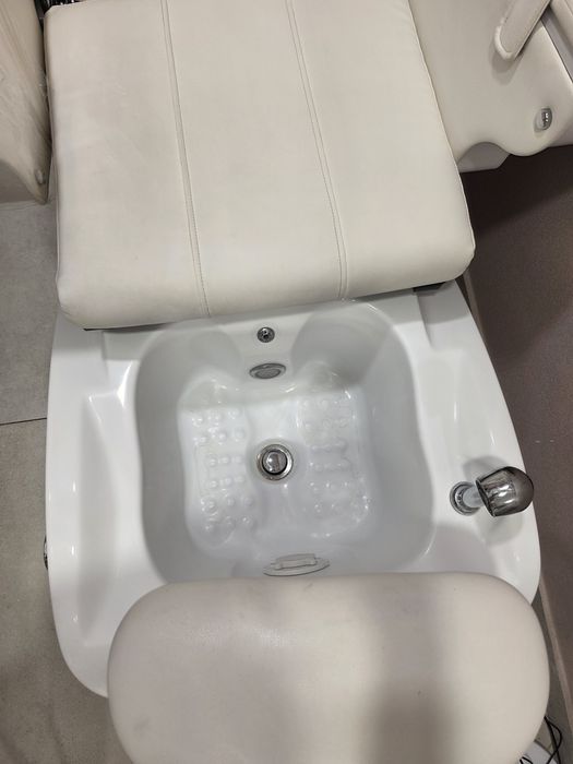 Fotel do pedicure SPA z masażem + misa z hydromasażem CENA DO NEGOCJACJI