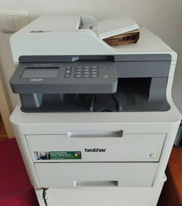 Impressora Multifunções Laser Cores - Brother DCP-L3550CDW