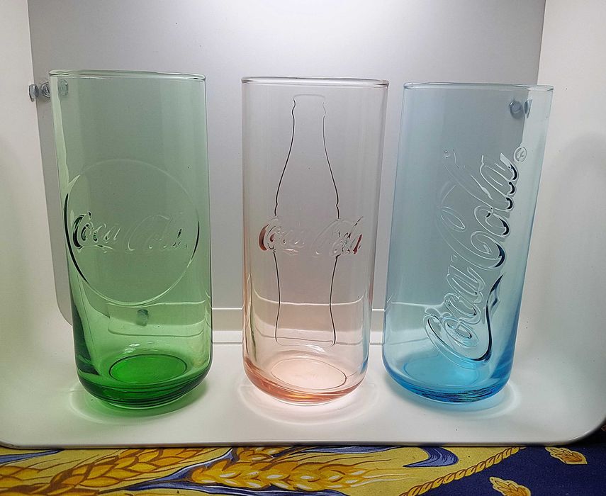 Conjunto 3 Copos Coca-Cola P1